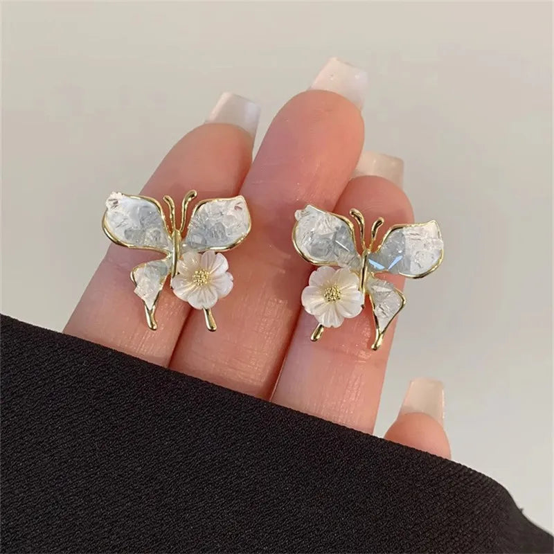 Pendientes Mariposa Cristalina Zirconia