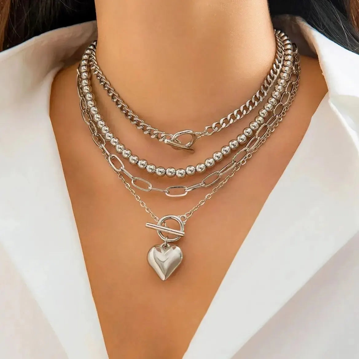 Set de Collares y Corazón