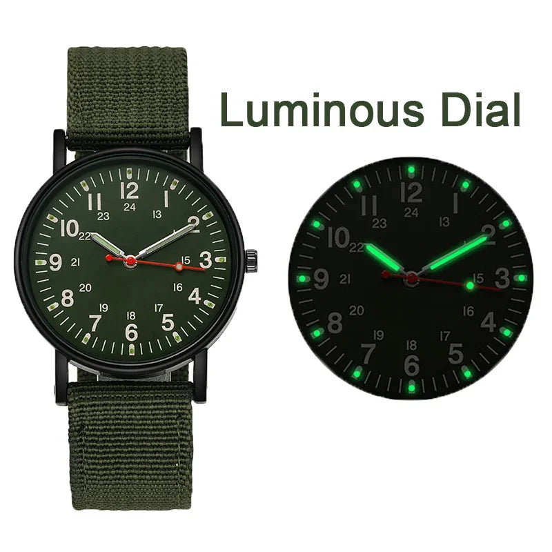 Reloj Deportivo Militar Luminoso Hombre